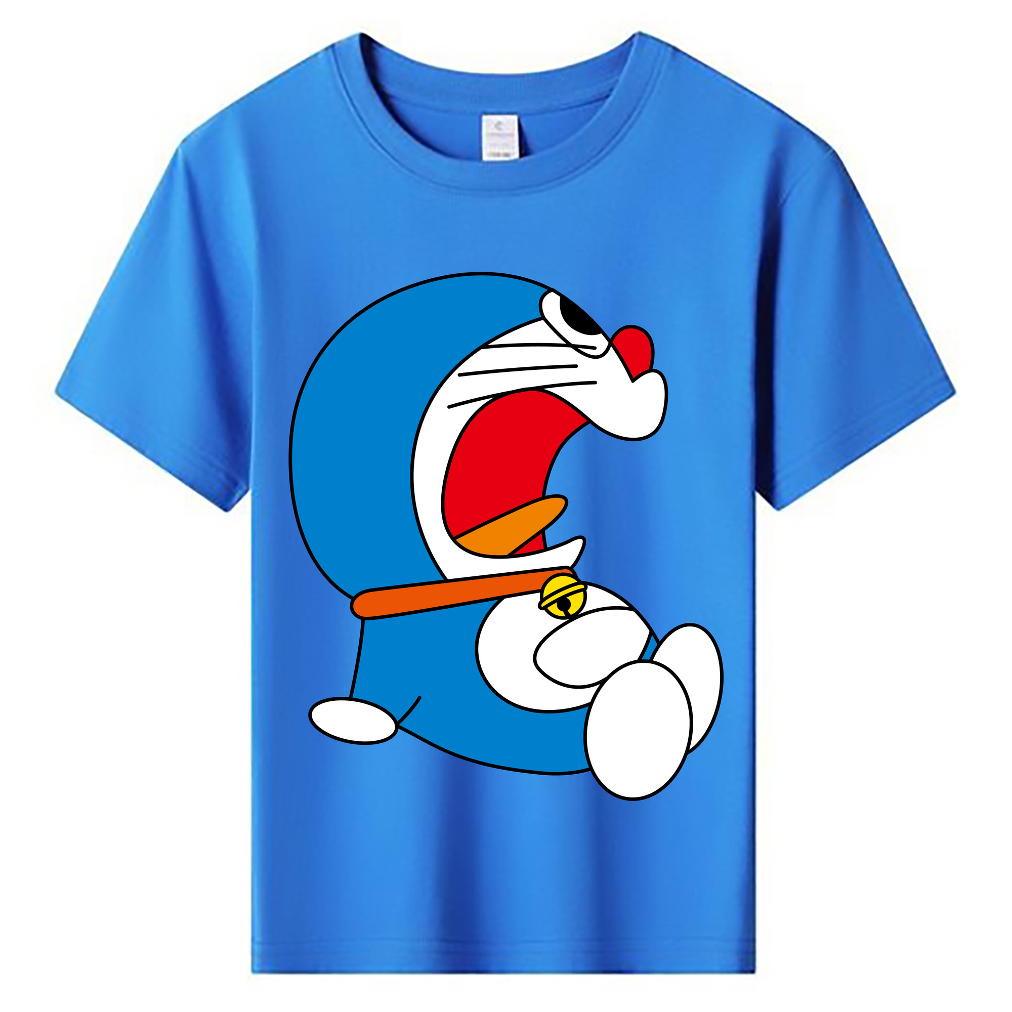 （画像用） ドラえもん Doraemon 綿100％キッズTシャツ（フロントプリント）